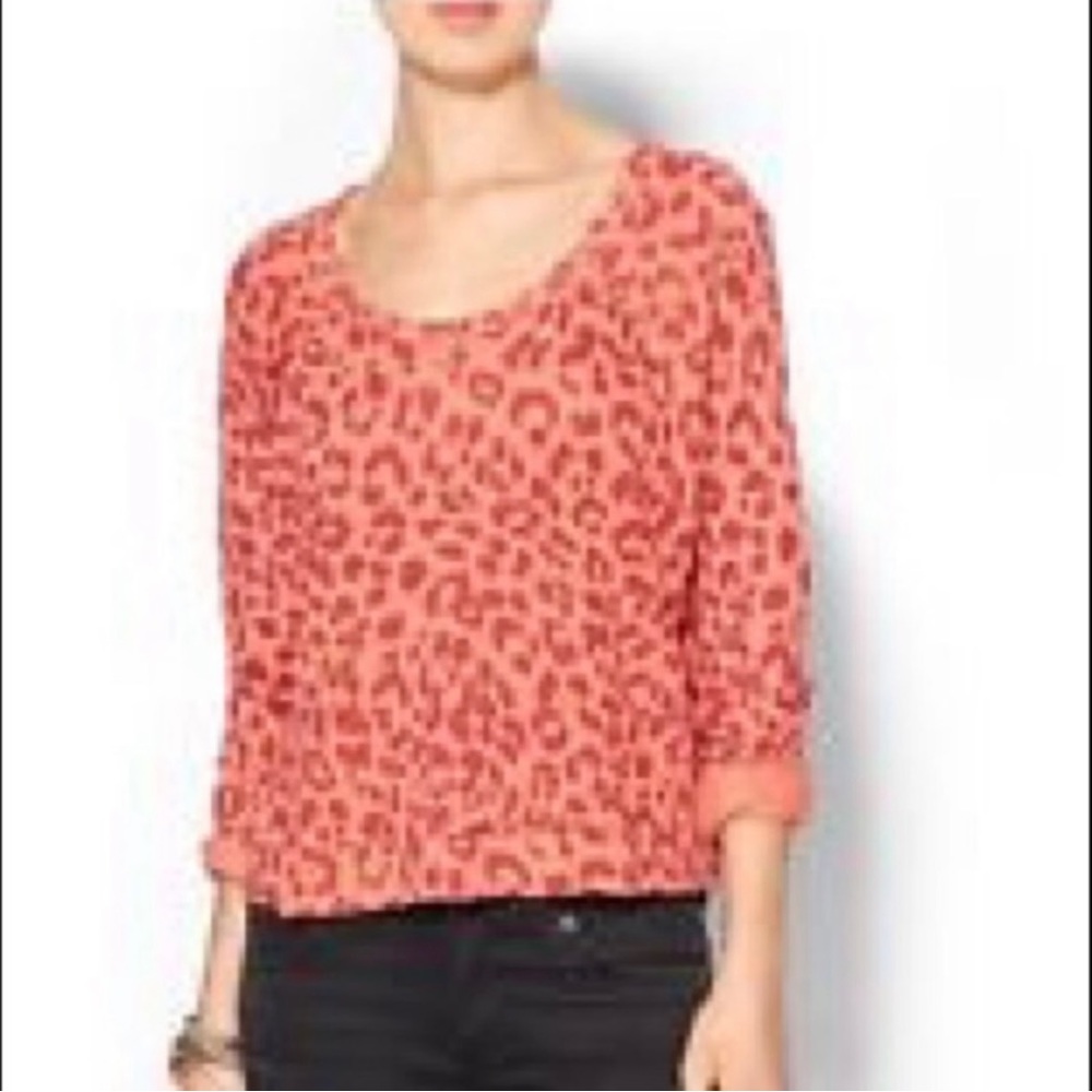 Sundry cheetah top